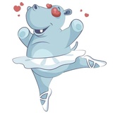 Little Hippo WhatsApp Sticker #11