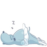 Little Hippo WhatsApp Sticker #15