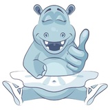 Little Hippo WhatsApp Sticker #17