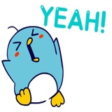 Little Blue Penguin WhatsApp Sticker #21