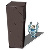 Lone Dead Spaceman WhatsApp Sticker #11