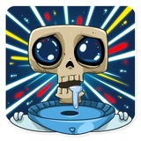 Lone Dead Spaceman WhatsApp Sticker #12