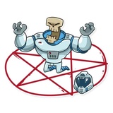 Lone Dead Spaceman WhatsApp Sticker #15