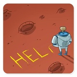 Lone Dead Spaceman WhatsApp Sticker #19