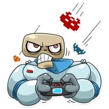 Lone Dead Spaceman WhatsApp Sticker #20