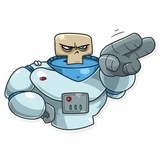 Lone Dead Spaceman WhatsApp Sticker #23