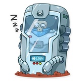 Lone Dead Spaceman WhatsApp Sticker #28