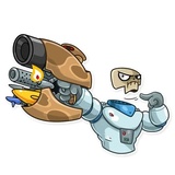 Lone Dead Spaceman WhatsApp Sticker #30