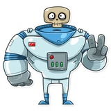 Lone Dead Spaceman WhatsApp Sticker #8