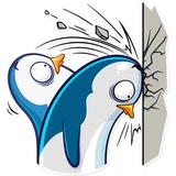 Lonely Penguin WhatsApp Sticker #4