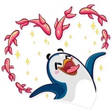 Lonely Penguin WhatsApp Sticker #5