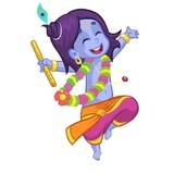 Lord Krishna WhatsApp Sticker #16