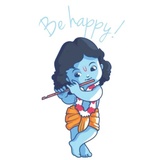 Lord Krishna WhatsApp Sticker #21