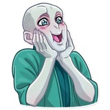 Lord Voldemort WhatsApp Sticker #28