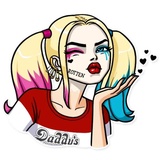Harley Quinn WhatsApp Sticker #2