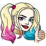 Harley Quinn WhatsApp Sticker #3