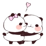 Love Love Yururin Panda WhatsApp Sticker #13