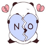 Love Love Yururin Panda WhatsApp Sticker #2