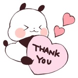 Love Love Yururin Panda WhatsApp Sticker #22