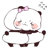 Love Love Yururin Panda WhatsApp Sticker #24