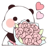 Love Love Yururin Panda WhatsApp Sticker #28