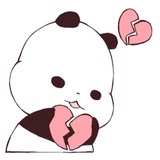 Love Love Yururin Panda WhatsApp Sticker #29