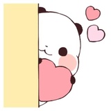 Love Love Yururin Panda WhatsApp Sticker #3