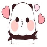 Love Love Yururin Panda WhatsApp Sticker #30