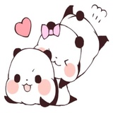 Love Love Yururin Panda WhatsApp Sticker #4