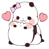 Love Love Yururin Panda WhatsApp Sticker #5
