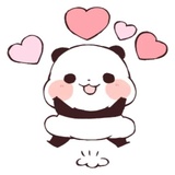 Love Love Yururin Panda WhatsApp Sticker #8