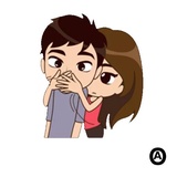 You & Me WhatsApp Sticker #20
