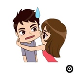 You & Me WhatsApp Sticker #23