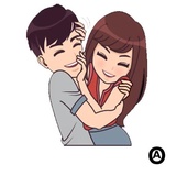 You & Me WhatsApp Sticker #24