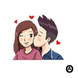 You & Me WhatsApp Sticker #3