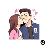 You & Me WhatsApp Sticker #5