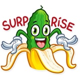 Lovely Banana WhatsApp Sticker #21