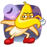 Lovely Banana WhatsApp Sticker #22