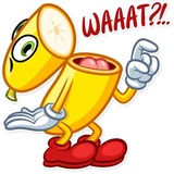 Lovely Banana WhatsApp Sticker #6