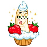 Lovely Banana WhatsApp Sticker #8