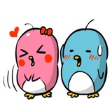 Lovely Couple Penguins WhatsApp Sticker pack