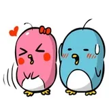 Lovely Couple Penguins