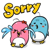 Lovely Couple Penguins WhatsApp Sticker #10