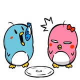 Lovely Couple Penguins WhatsApp Sticker #16