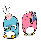 Lovely Couple Penguins WhatsApp Sticker #17