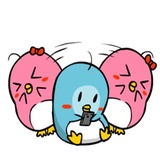 Lovely Couple Penguins WhatsApp Sticker #22