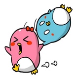 Lovely Couple Penguins WhatsApp Sticker #4