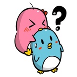 Lovely Couple Penguins WhatsApp Sticker #5