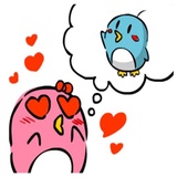 Lovely Couple Penguins WhatsApp Sticker #6