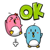Lovely Couple Penguins WhatsApp Sticker #7